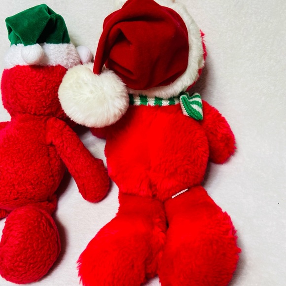 Sesame Street Christmas Elmo Plush Toys 1996 Elmo Plush - Picture 5 of 8
